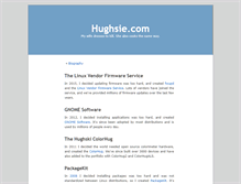 Tablet Screenshot of hughsie.com